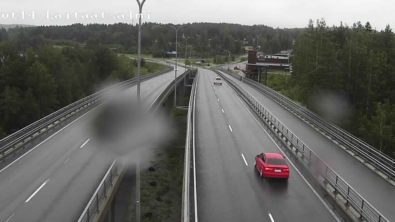 Weather Camera Image Road 14 Savonlinna, Laitaatsalmi, Savonlinna, Etelä-Savo