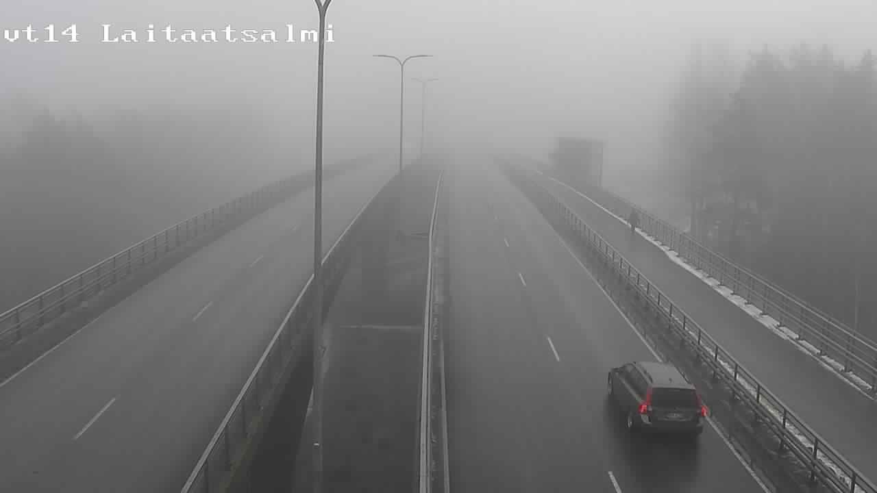 Weather Camera Image Väg 14 Nyslott, Laitaatsalmi, Savonlinna, Etelä-Savo