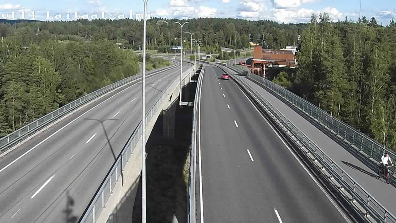 Kelikamerat Kuva Tie 14 Savonlinna, Laitaatsalmi silta, Savonlinna, Etelä-Savo