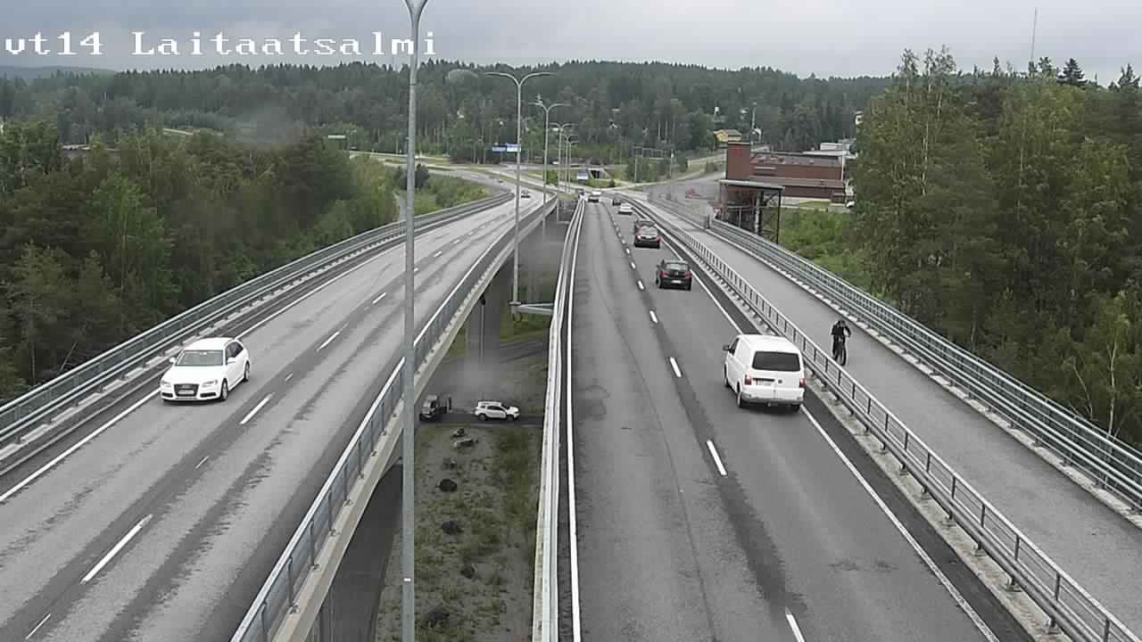 Weather Camera Image Väg 14 Nyslott, Laitaatsalmi, Savonlinna, Etelä-Savo