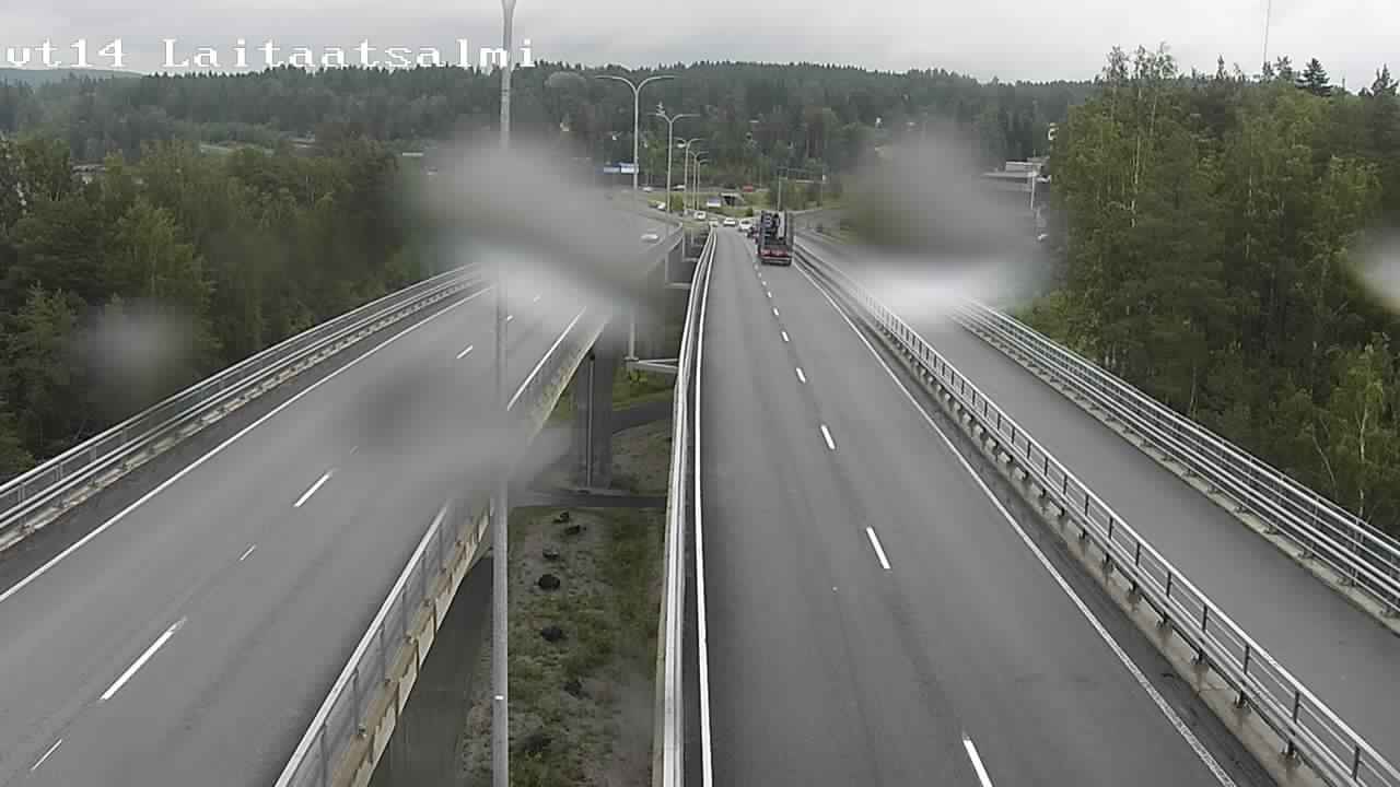 Weather Camera Image Road 14 Savonlinna, Laitaatsalmi, Savonlinna, Etelä-Savo