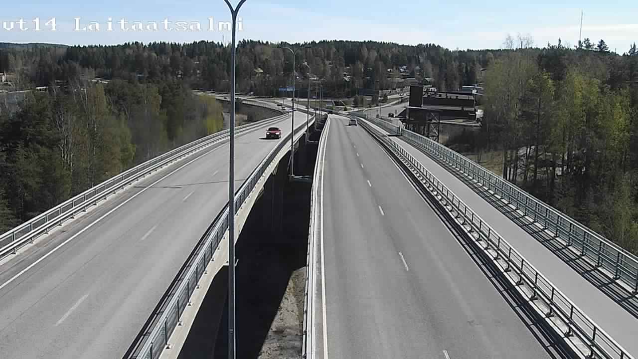 Weather Camera Image Väg 14 Nyslott, Laitaatsalmi, Savonlinna, Etelä-Savo