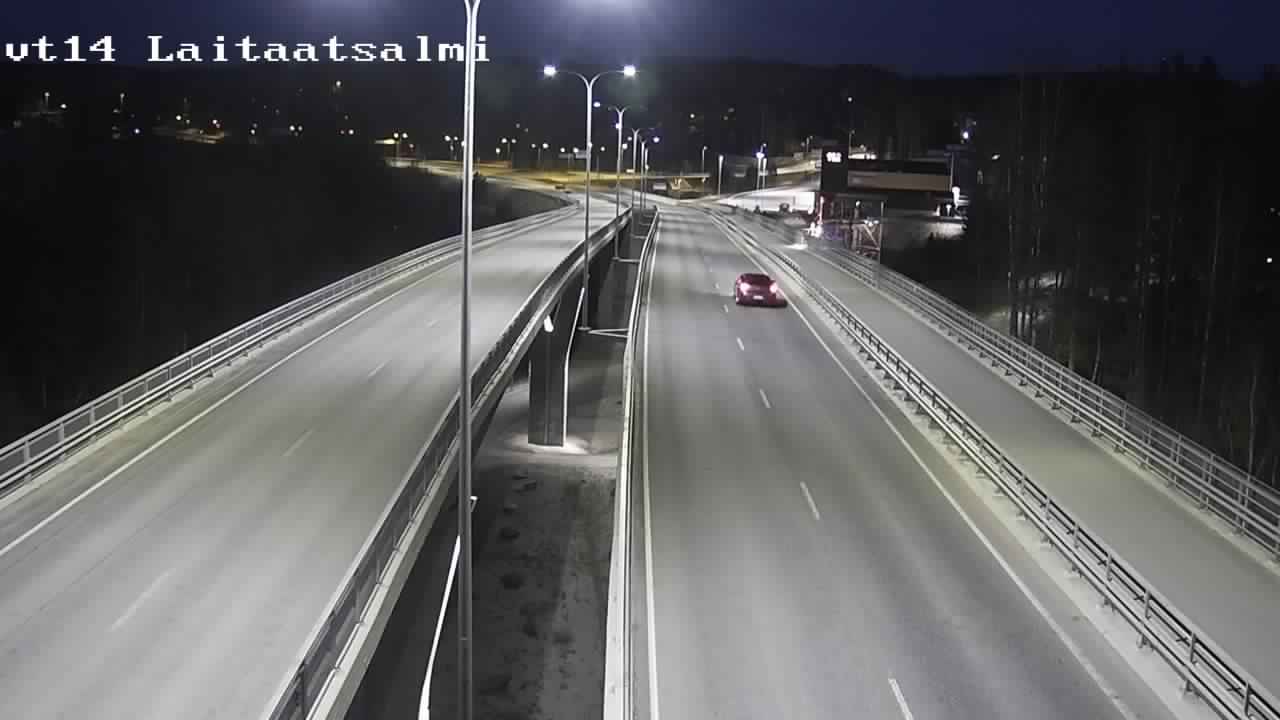 Weather Camera Image Väg 14 Nyslott, Laitaatsalmi, Savonlinna, Etelä-Savo