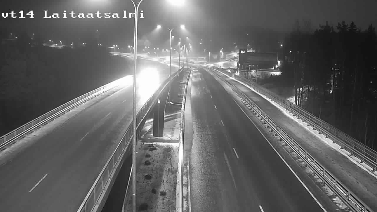 Weather Camera Image Väg 14 Nyslott, Laitaatsalmi, Savonlinna, Etelä-Savo