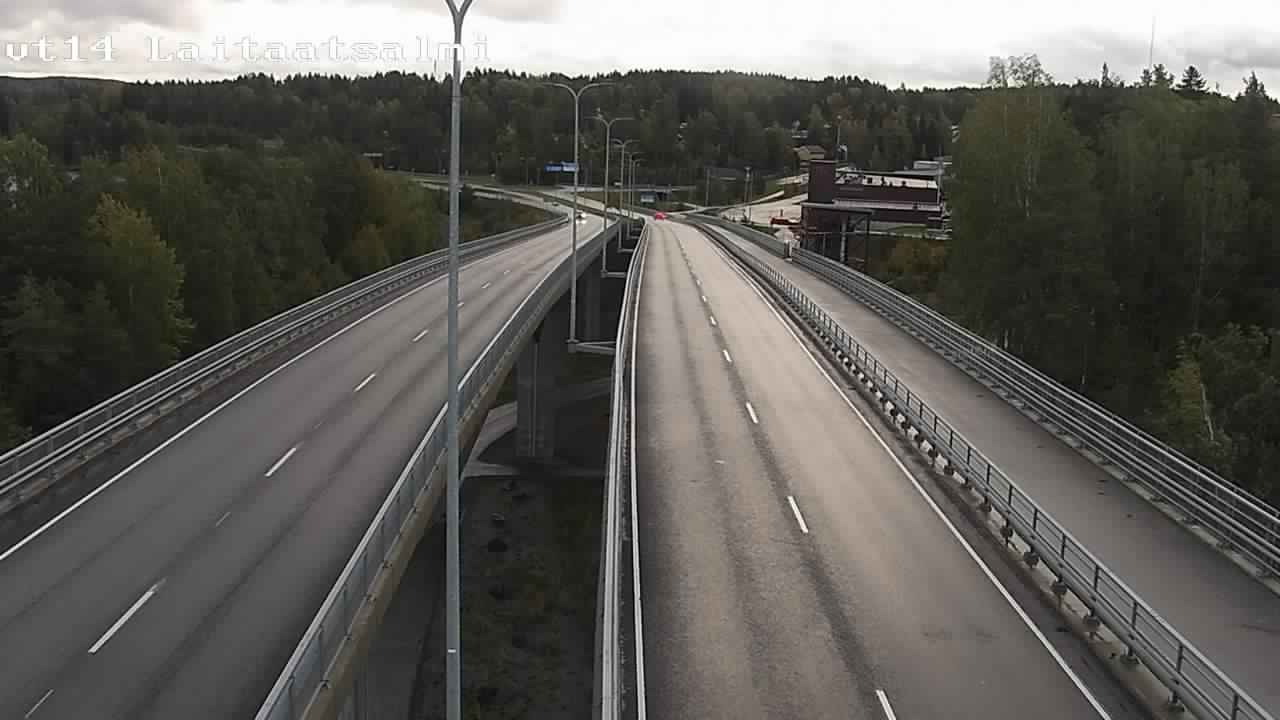 Weather Camera Image Väg 14 Nyslott, Laitaatsalmi, Savonlinna, Etelä-Savo