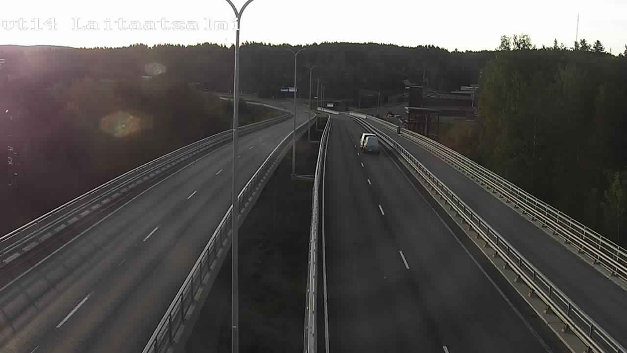Weather Camera Image Road 14 Savonlinna, Laitaatsalmi, Savonlinna, Etelä-Savo