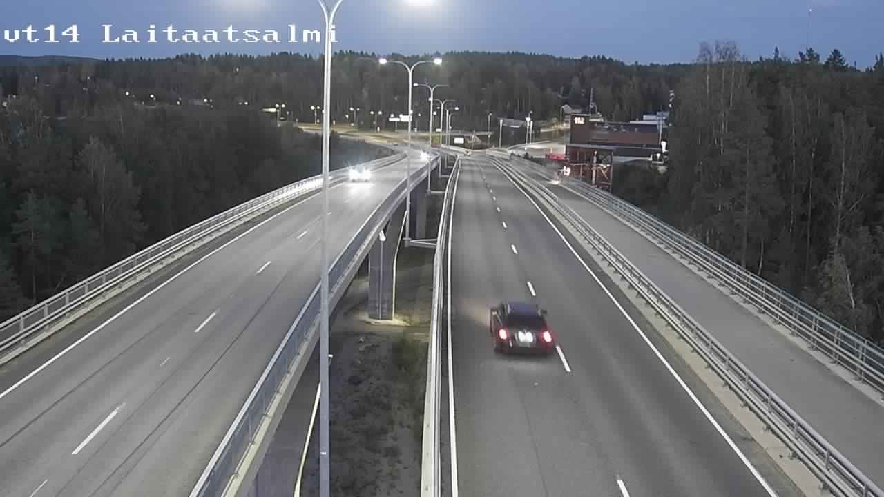 Weather Camera Image Väg 14 Nyslott, Laitaatsalmi, Savonlinna, Etelä-Savo