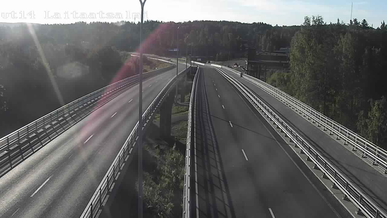 Weather Camera Image Road 14 Savonlinna, Laitaatsalmi, Savonlinna, Etelä-Savo