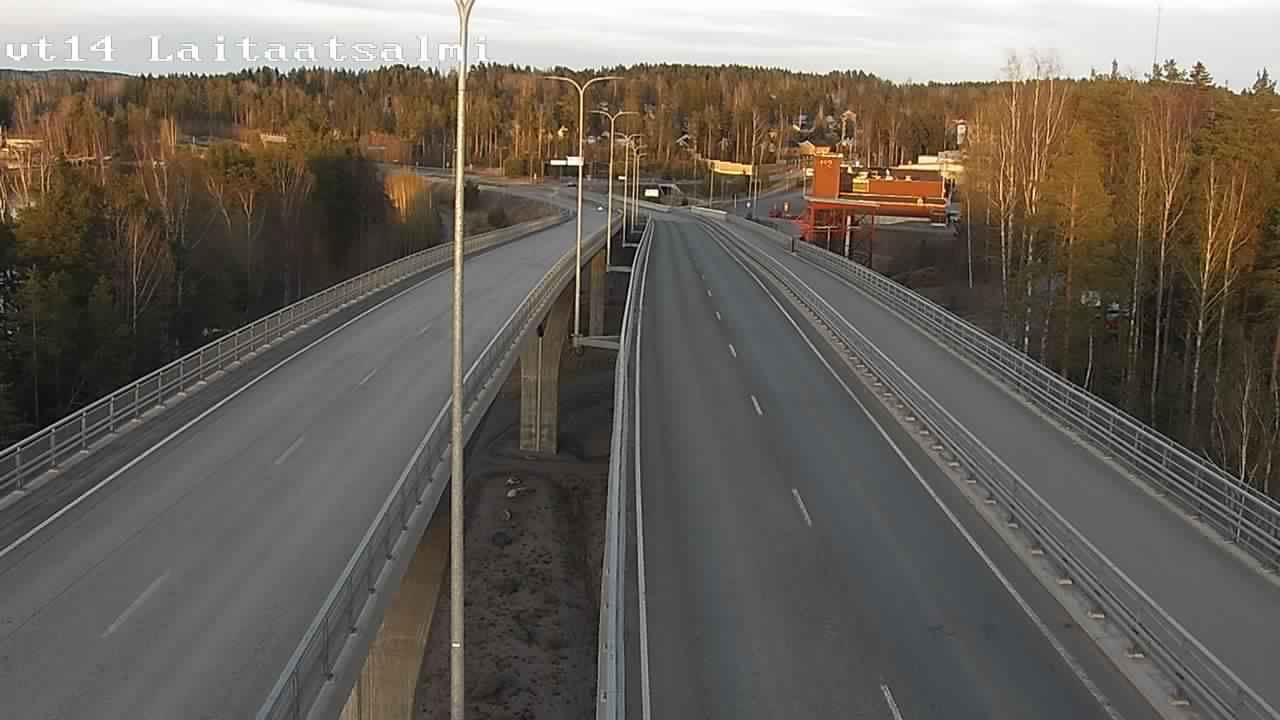 Weather Camera Image Väg 14 Nyslott, Laitaatsalmi, Savonlinna, Etelä-Savo