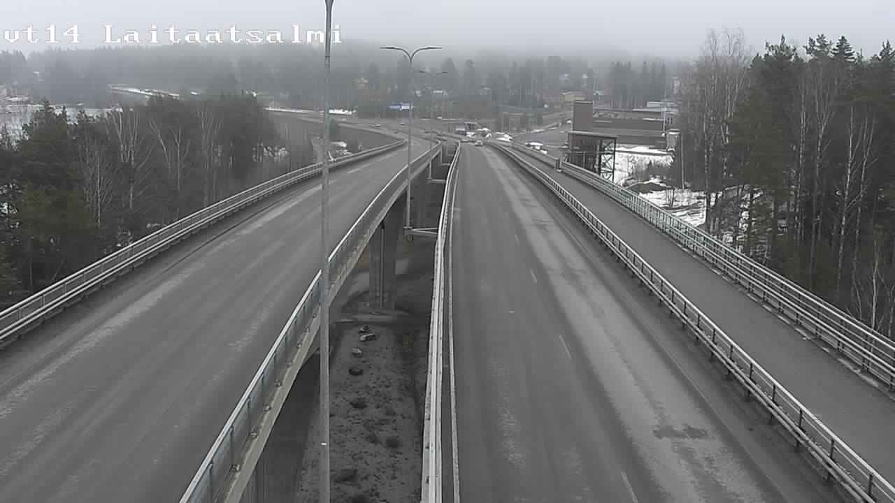 Weather Camera Image Road 14 Savonlinna, Laitaatsalmi, Savonlinna, Etelä-Savo