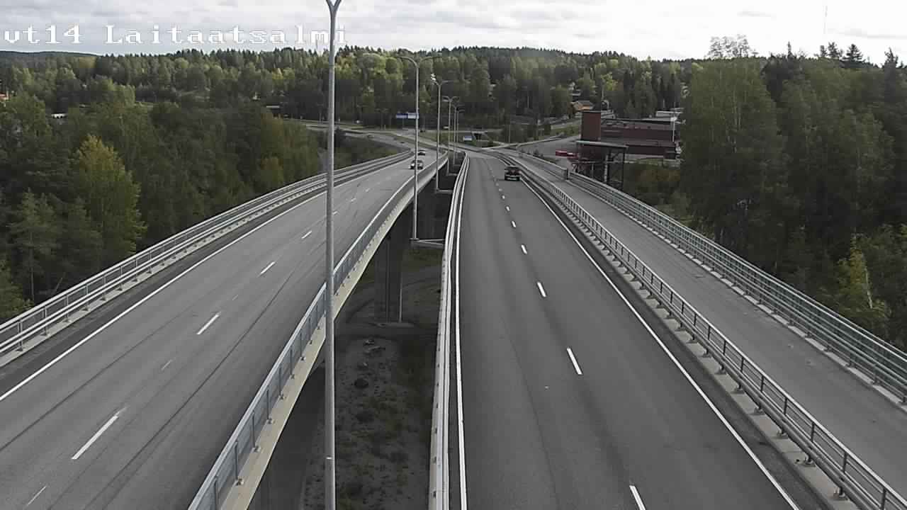 Weather Camera Image Väg 14 Nyslott, Laitaatsalmi, Savonlinna, Etelä-Savo