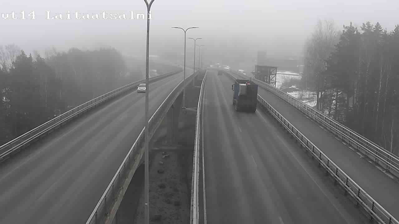 Weather Camera Image Road 14 Savonlinna, Laitaatsalmi, Savonlinna, Etelä-Savo