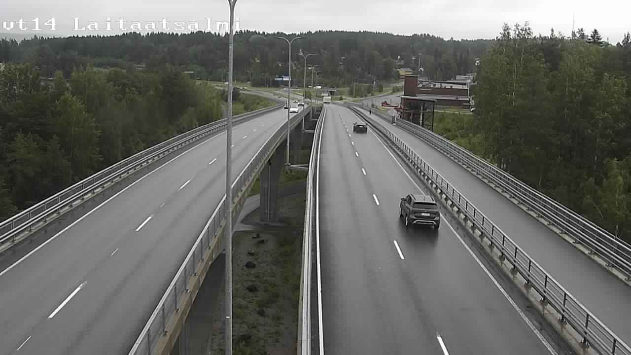 Weather Camera Image Road 14 Savonlinna, Laitaatsalmi, Savonlinna, Etelä-Savo