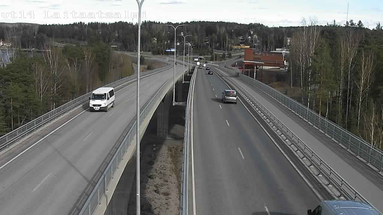 Weather Camera Image Väg 14 Nyslott, Laitaatsalmi, Savonlinna, Etelä-Savo