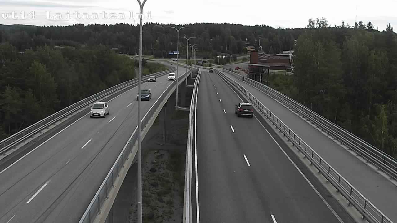Weather Camera Image Road 14 Savonlinna, Laitaatsalmi, Savonlinna, Etelä-Savo