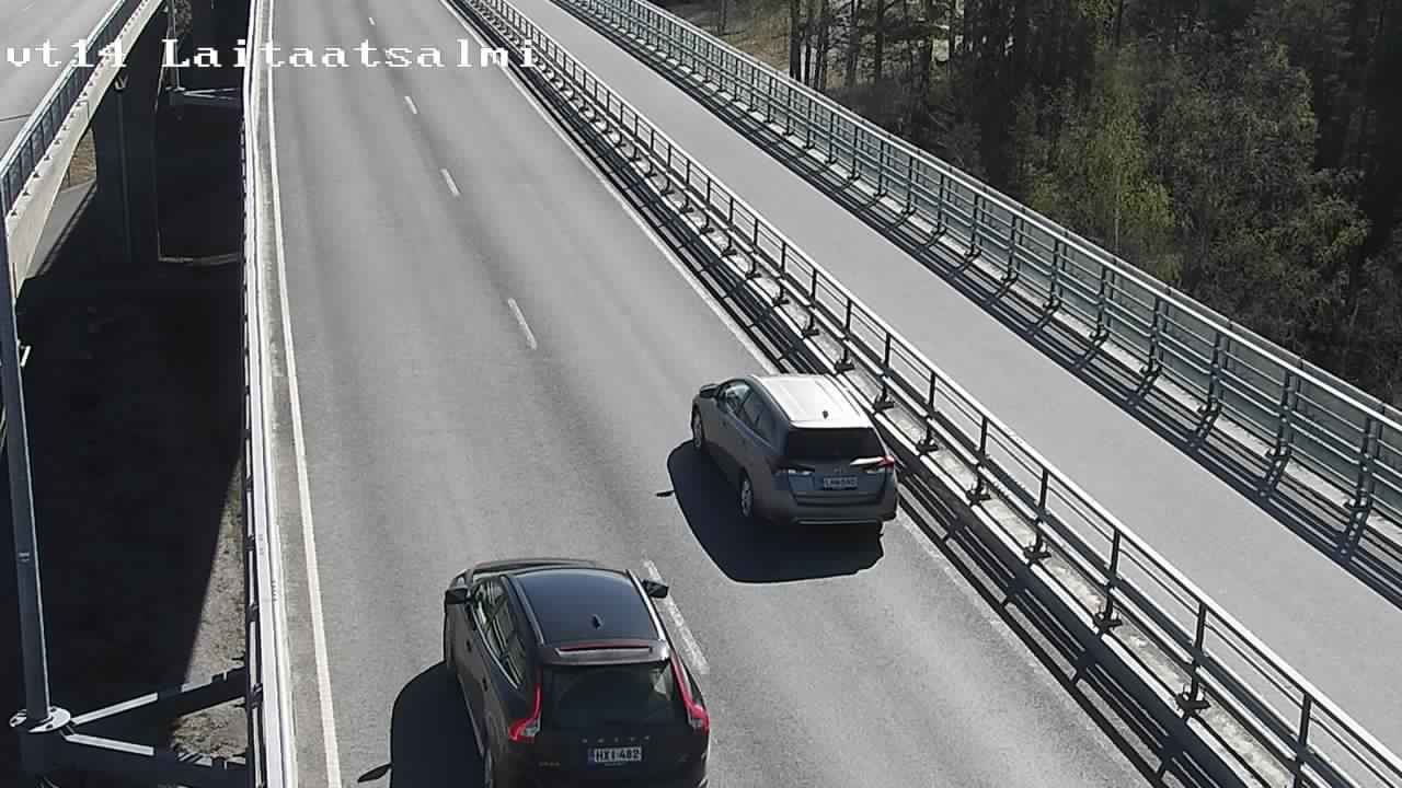Weather Camera Image Road 14 Savonlinna, Laitaatsalmi, Savonlinna, Etelä-Savo