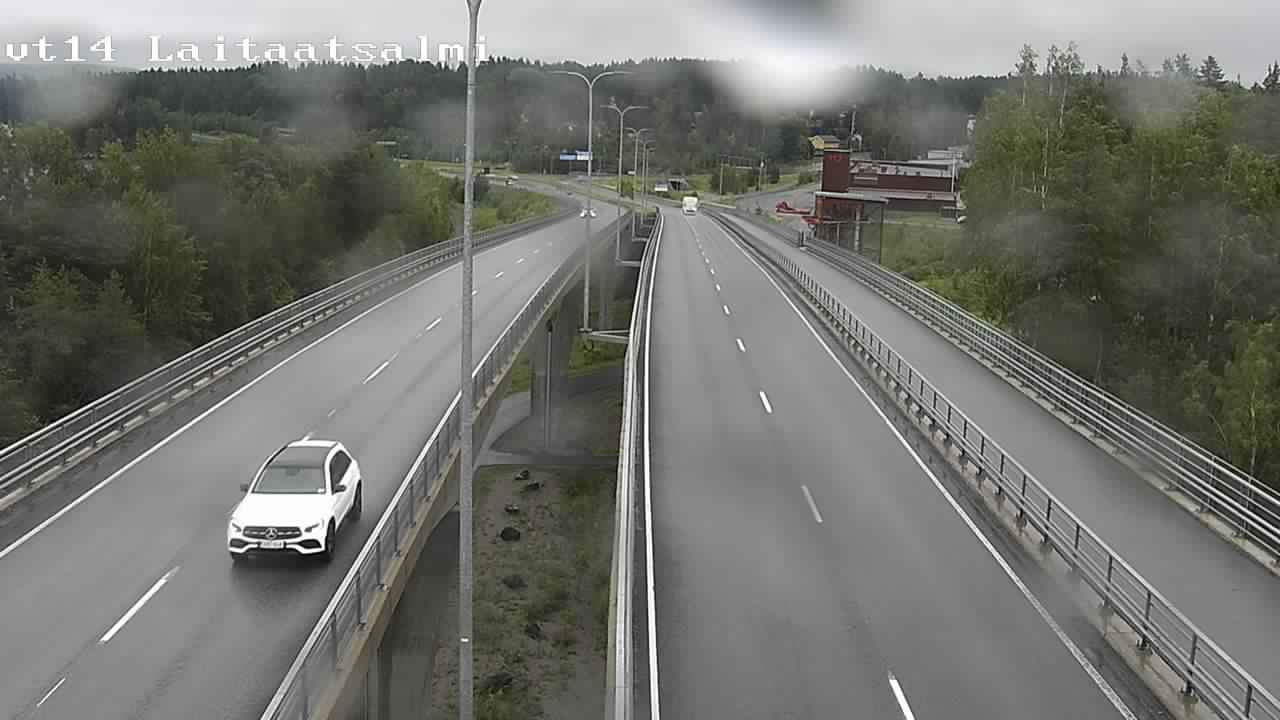 Weather Camera Image Road 14 Savonlinna, Laitaatsalmi, Savonlinna, Etelä-Savo