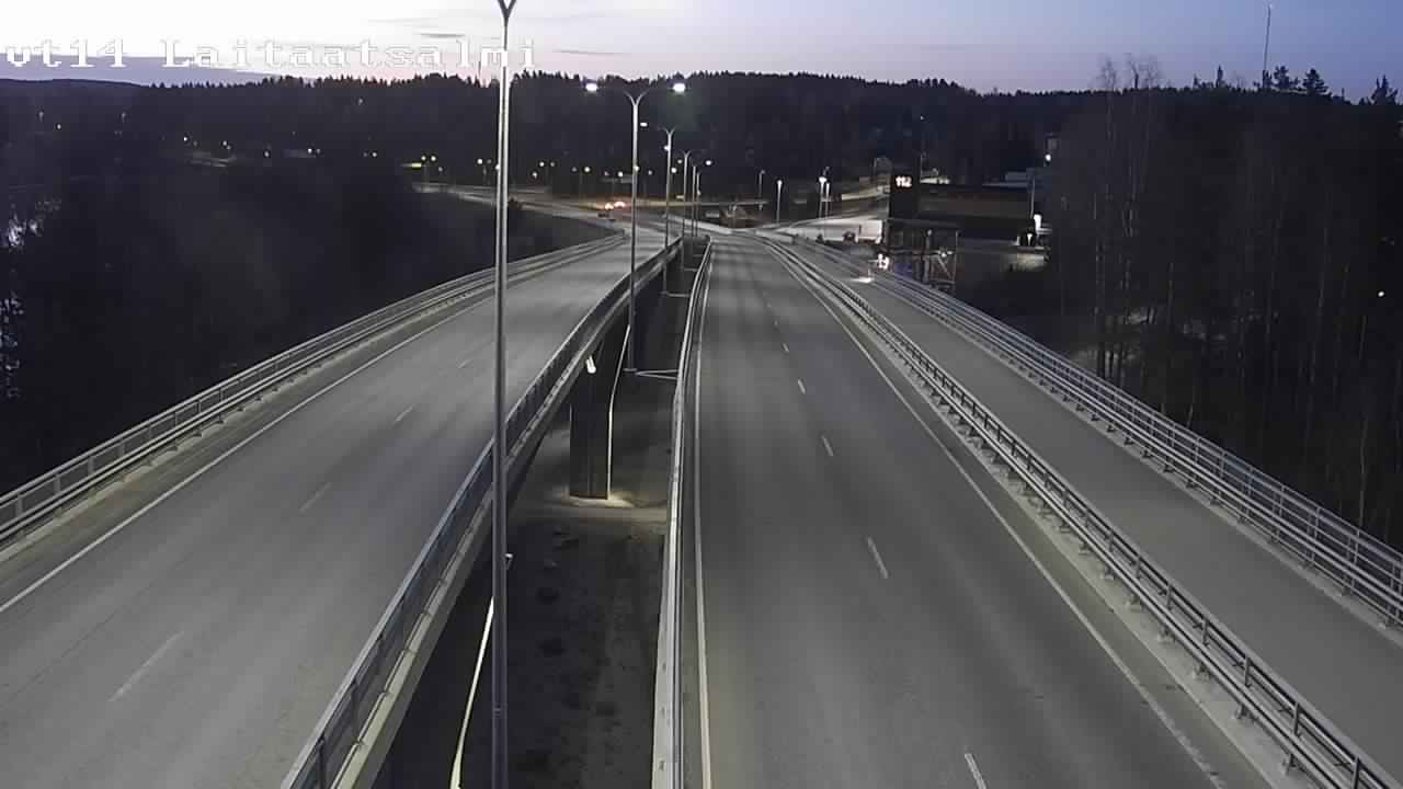 Weather Camera Image Väg 14 Nyslott, Laitaatsalmi, Savonlinna, Etelä-Savo