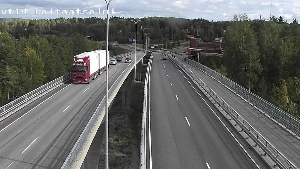 Weather Camera Image Väg 14 Nyslott, Laitaatsalmi, Savonlinna, Etelä-Savo