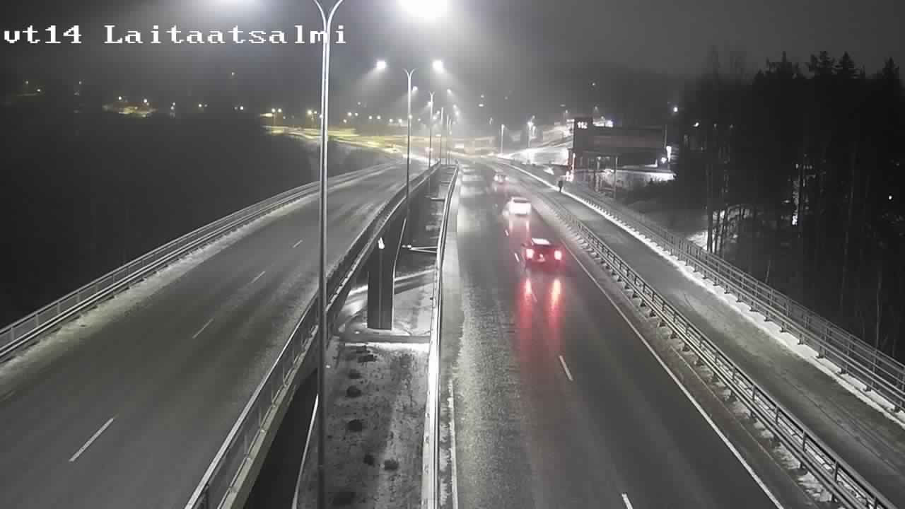 Weather Camera Image Väg 14 Nyslott, Laitaatsalmi, Savonlinna, Etelä-Savo