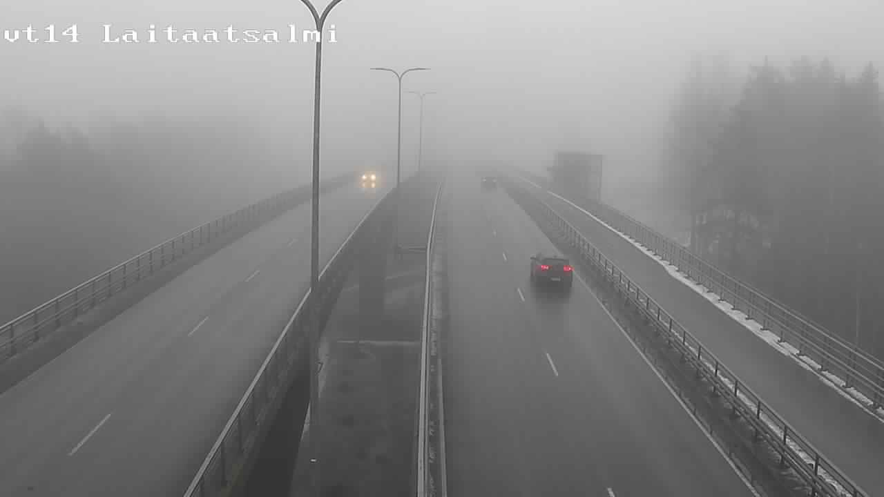 Weather Camera Image Väg 14 Nyslott, Laitaatsalmi, Savonlinna, Etelä-Savo