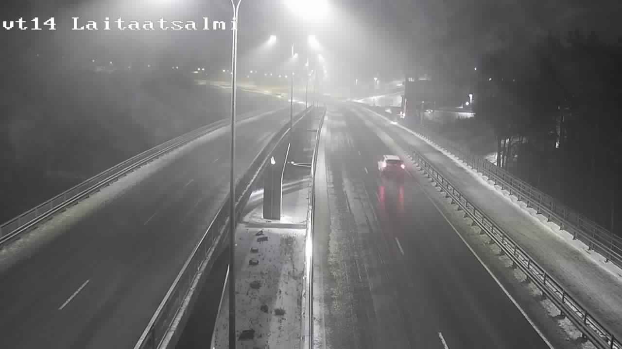 Weather Camera Image Väg 14 Nyslott, Laitaatsalmi, Savonlinna, Etelä-Savo
