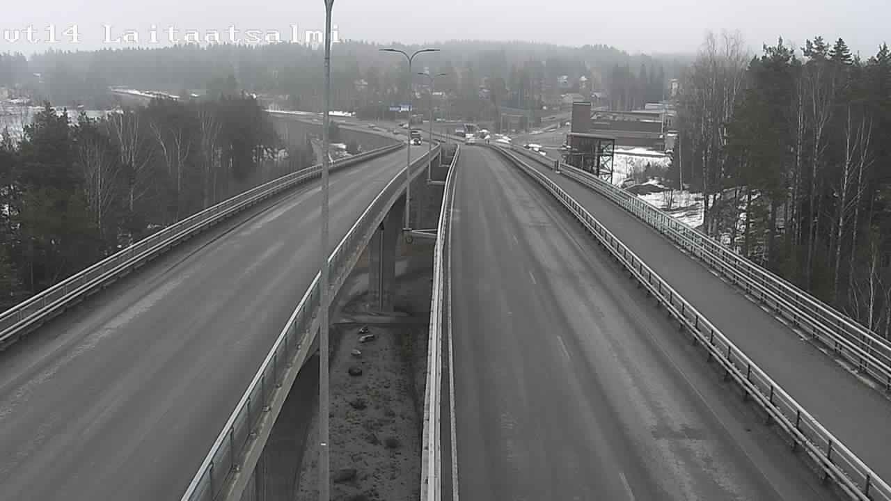 Weather Camera Image Road 14 Savonlinna, Laitaatsalmi, Savonlinna, Etelä-Savo