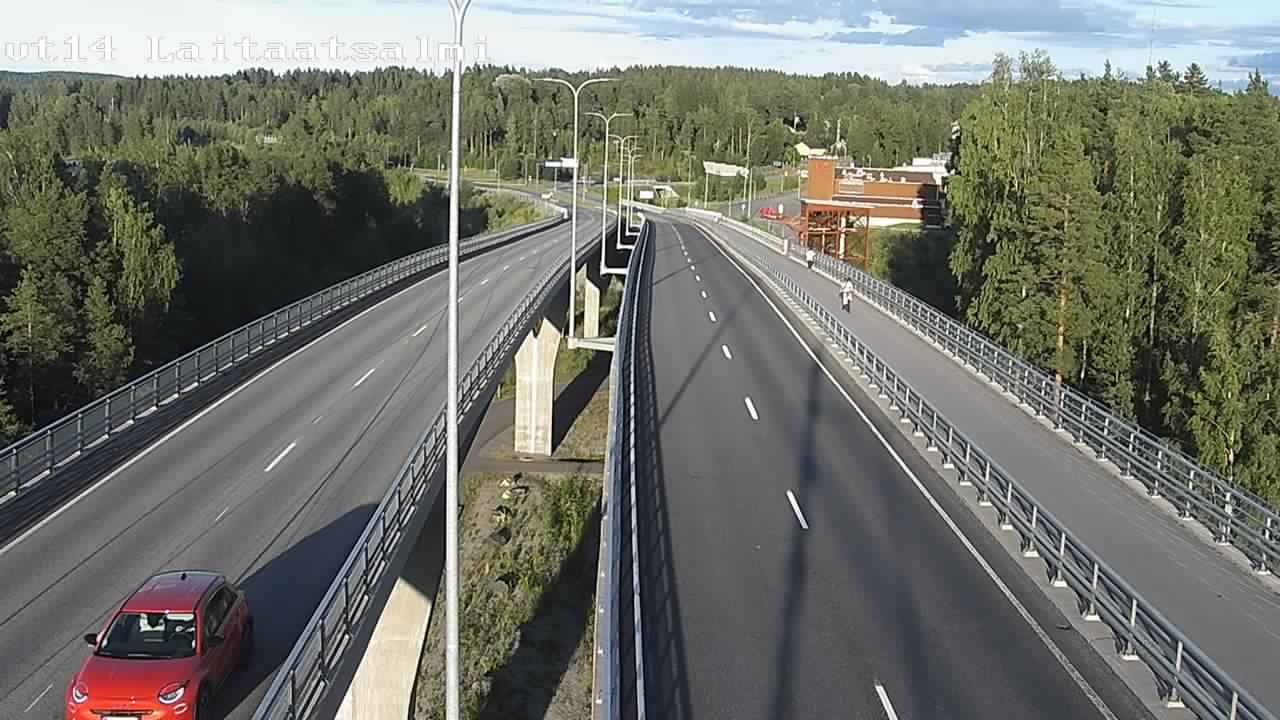 Kelikamerat Kuva Tie 14 Savonlinna, Laitaatsalmi silta, Savonlinna, Etelä-Savo