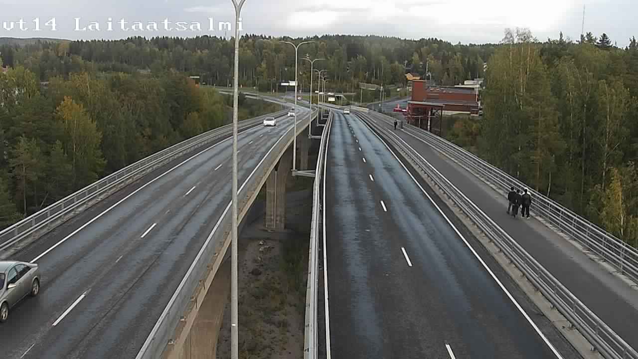 Weather Camera Image Väg 14 Nyslott, Laitaatsalmi, Savonlinna, Etelä-Savo