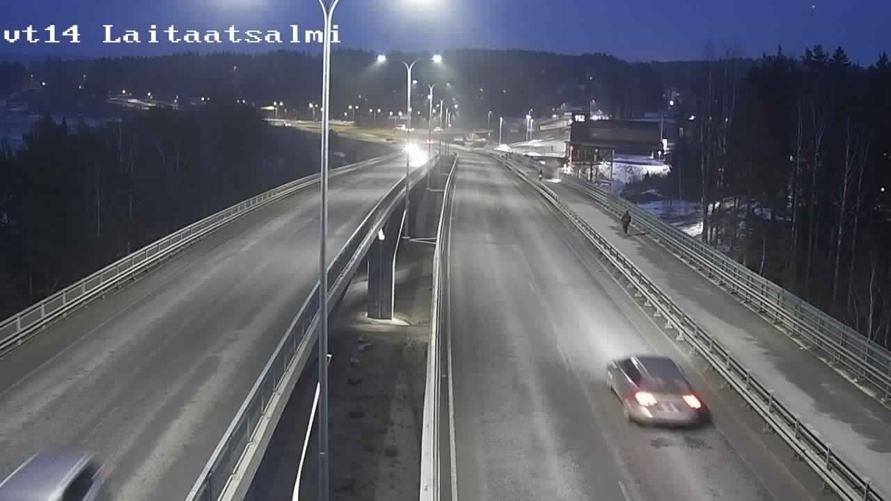 Weather Camera Image Väg 14 Nyslott, Laitaatsalmi, Savonlinna, Etelä-Savo