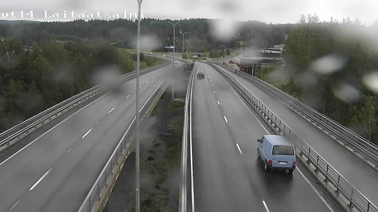 Weather Camera Image Road 14 Savonlinna, Laitaatsalmi, Savonlinna, Etelä-Savo