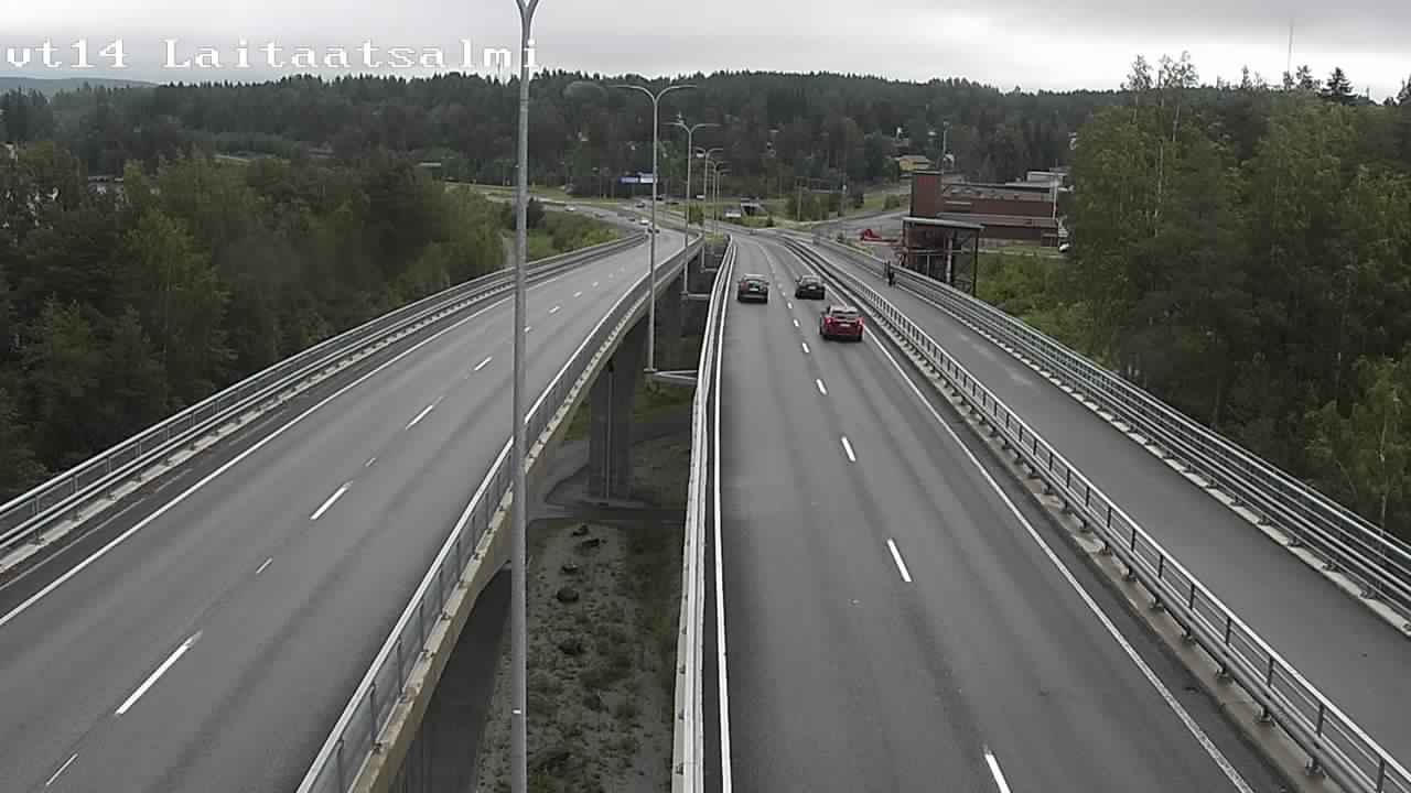 Weather Camera Image Road 14 Savonlinna, Laitaatsalmi, Savonlinna, Etelä-Savo