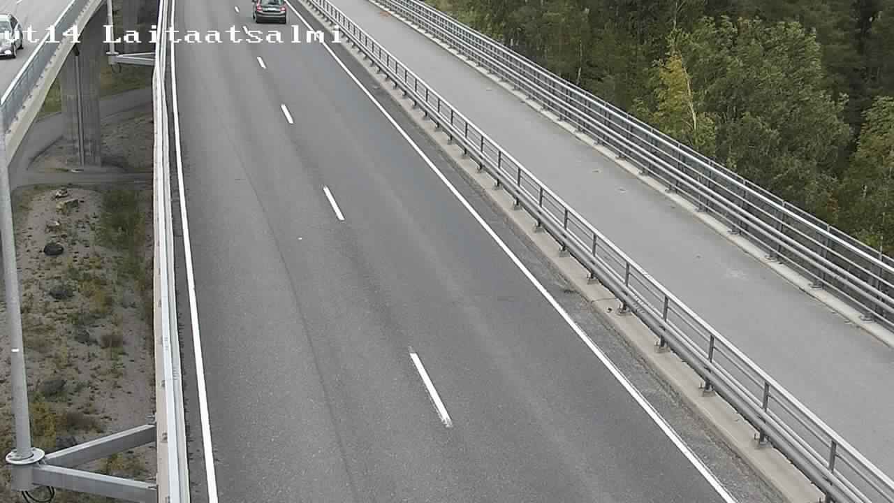 Weather Camera Image Väg 14 Nyslott, Laitaatsalmi, Savonlinna, Etelä-Savo