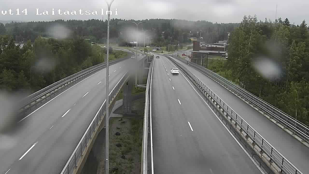 Weather Camera Image Väg 14 Nyslott, Laitaatsalmi, Savonlinna, Etelä-Savo