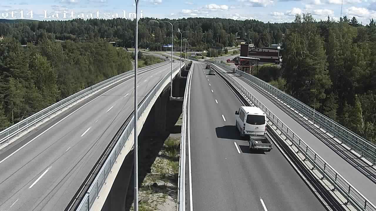 Kelikamerat Kuva Tie 14 Savonlinna, Laitaatsalmi silta, Savonlinna, Etelä-Savo