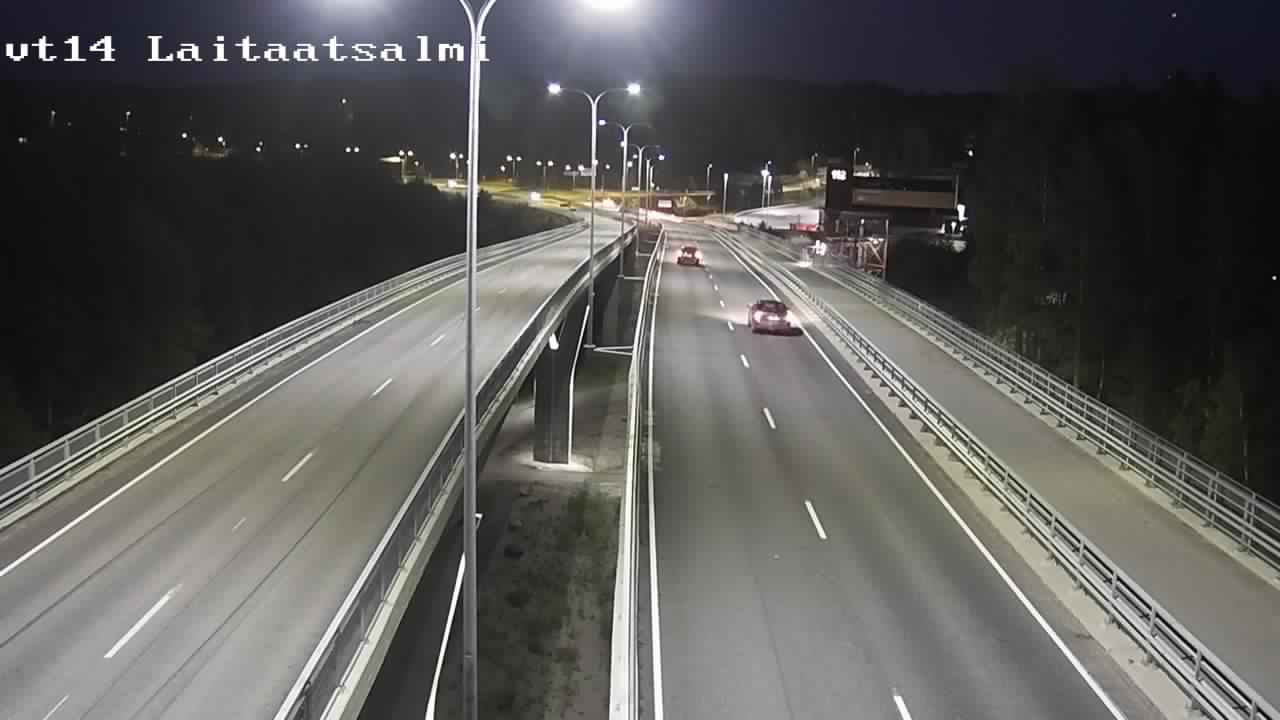 Weather Camera Image Väg 14 Nyslott, Laitaatsalmi, Savonlinna, Etelä-Savo