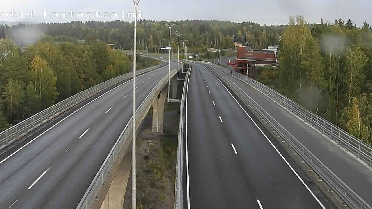 Weather Camera Image Väg 14 Nyslott, Laitaatsalmi, Savonlinna, Etelä-Savo