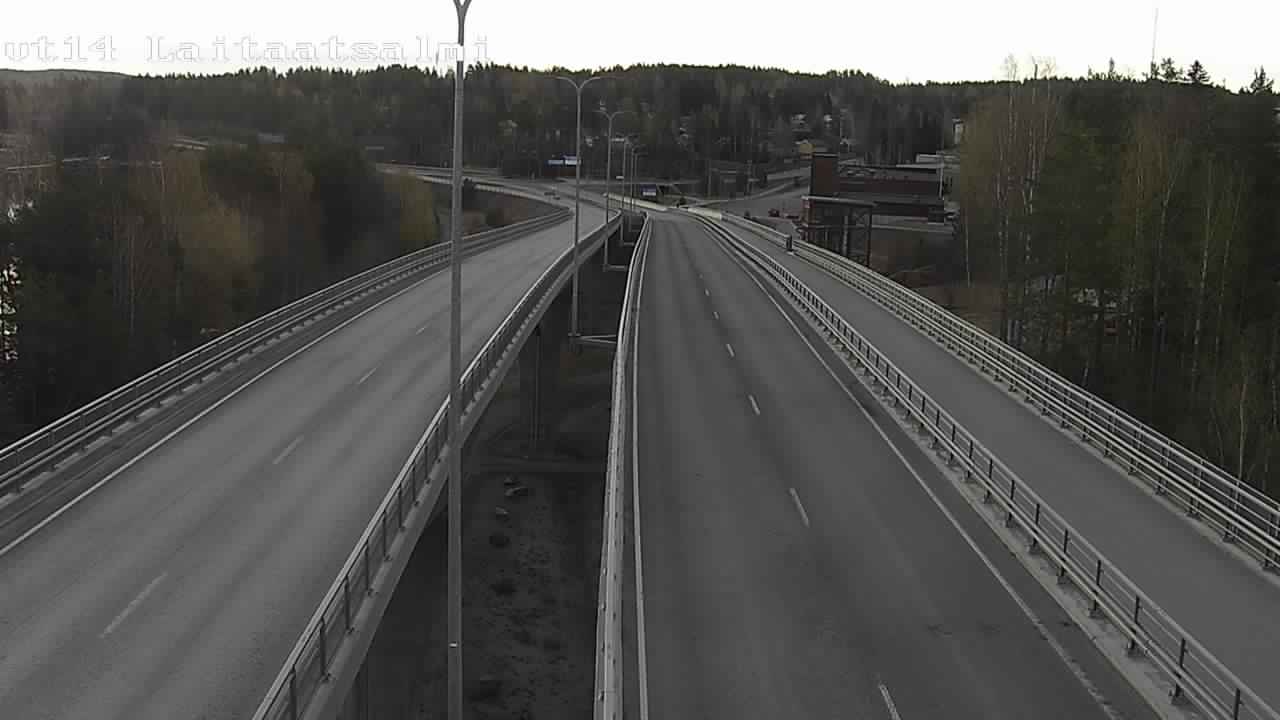 Weather Camera Image Väg 14 Nyslott, Laitaatsalmi, Savonlinna, Etelä-Savo
