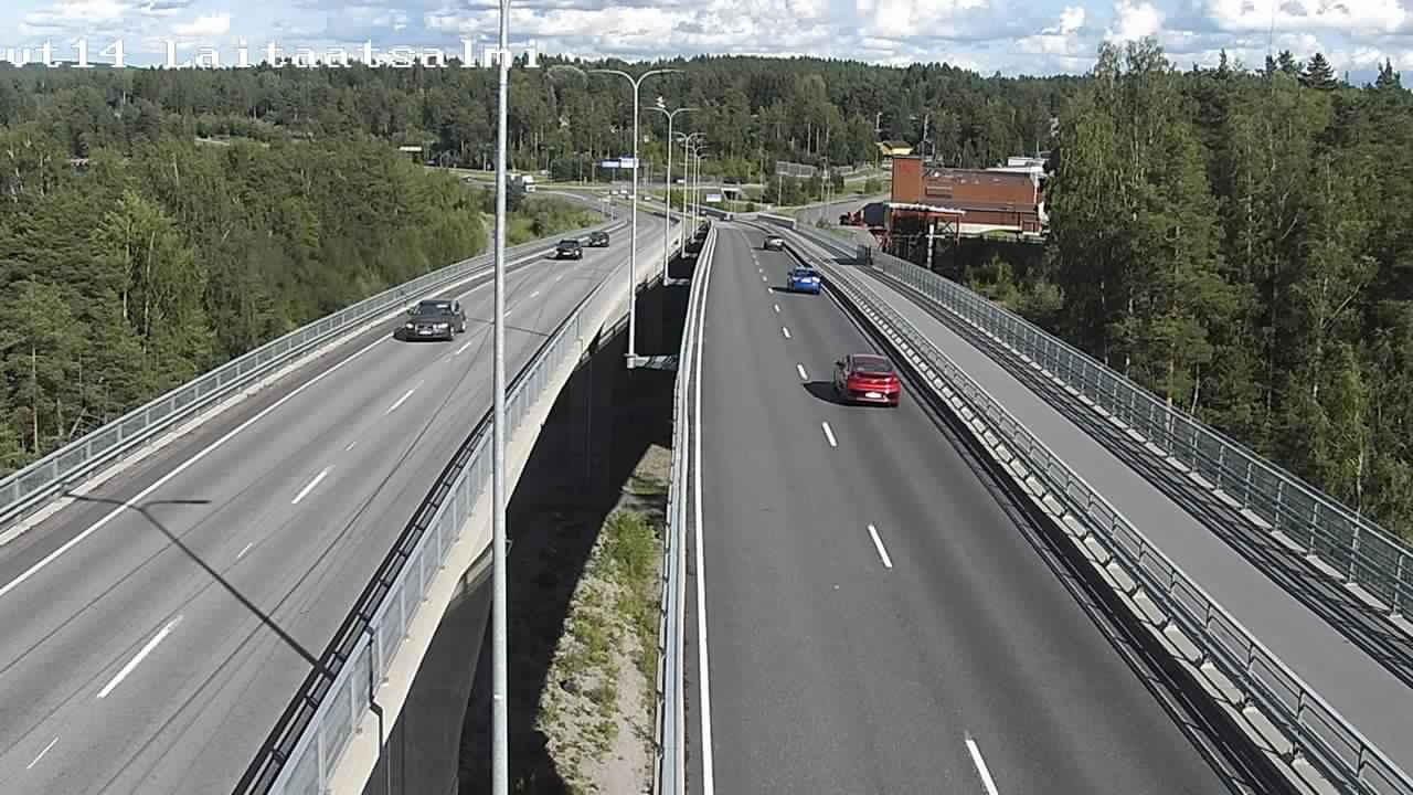 Kelikamerat Kuva Tie 14 Savonlinna, Laitaatsalmi silta, Savonlinna, Etelä-Savo