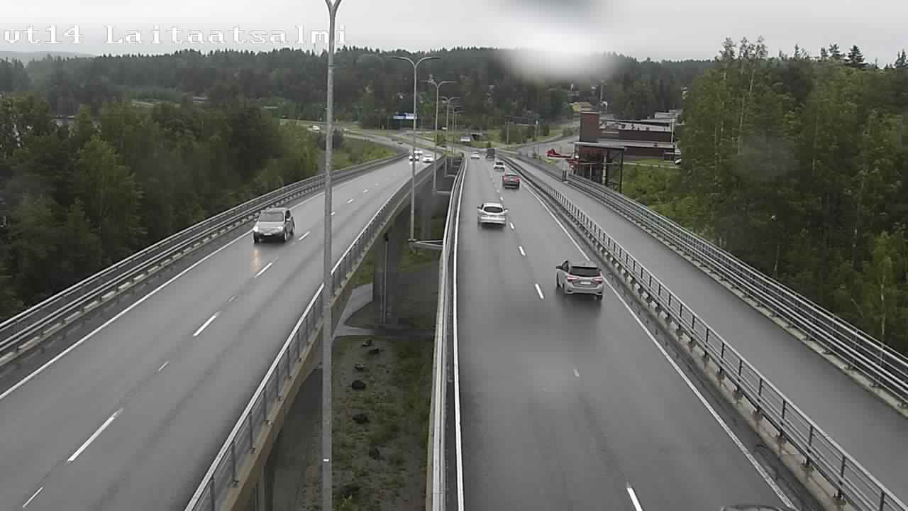 Weather Camera Image Road 14 Savonlinna, Laitaatsalmi, Savonlinna, Etelä-Savo