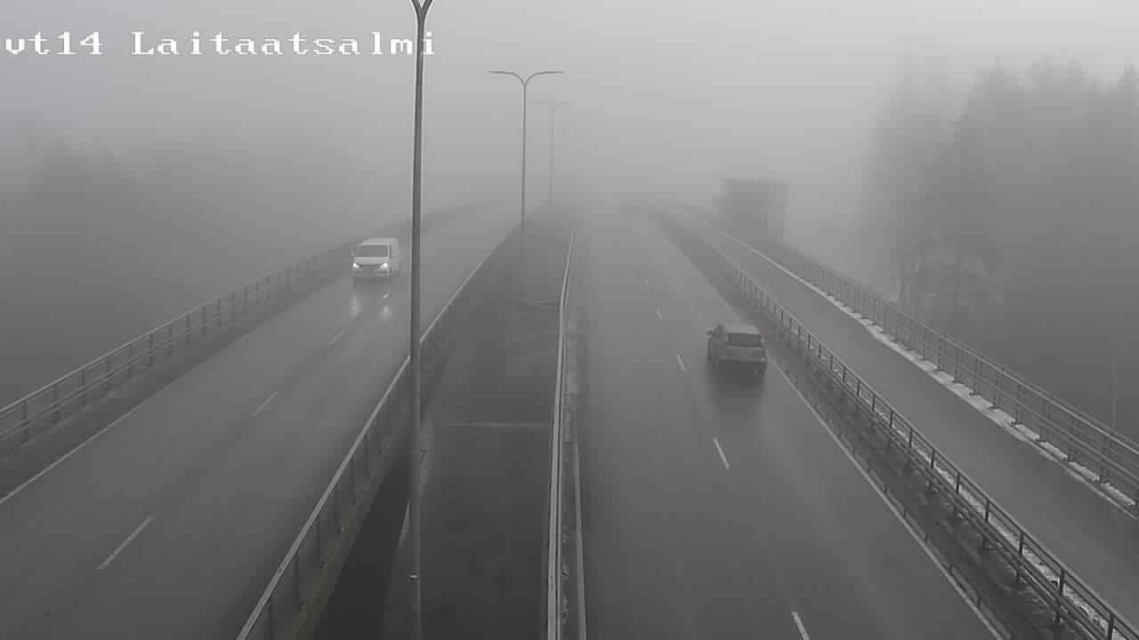 Weather Camera Image Väg 14 Nyslott, Laitaatsalmi, Savonlinna, Etelä-Savo