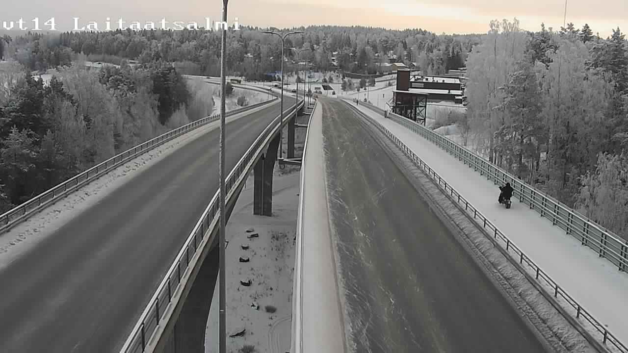 Weather Camera Image Road 14 Savonlinna, Laitaatsalmi, Savonlinna, Etelä-Savo