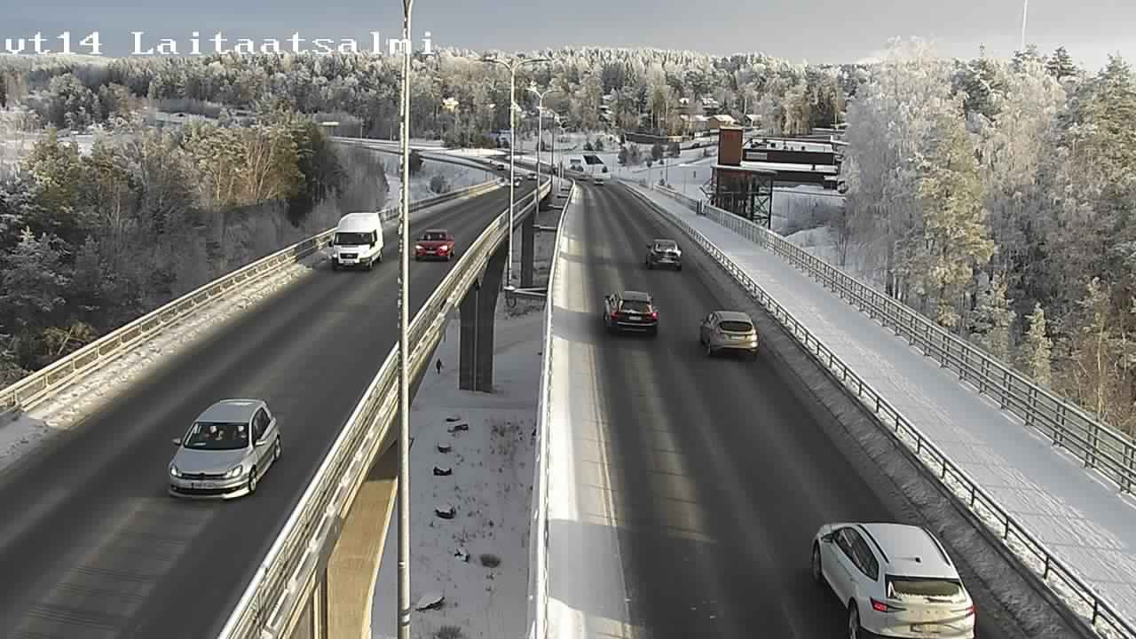 Weather Camera Image Road 14 Savonlinna, Laitaatsalmi, Savonlinna, Etelä-Savo