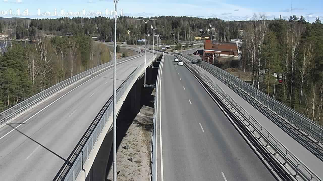 Weather Camera Image Väg 14 Nyslott, Laitaatsalmi, Savonlinna, Etelä-Savo