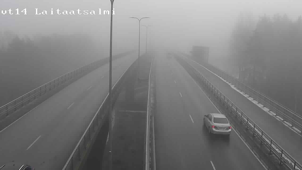 Weather Camera Image Väg 14 Nyslott, Laitaatsalmi, Savonlinna, Etelä-Savo