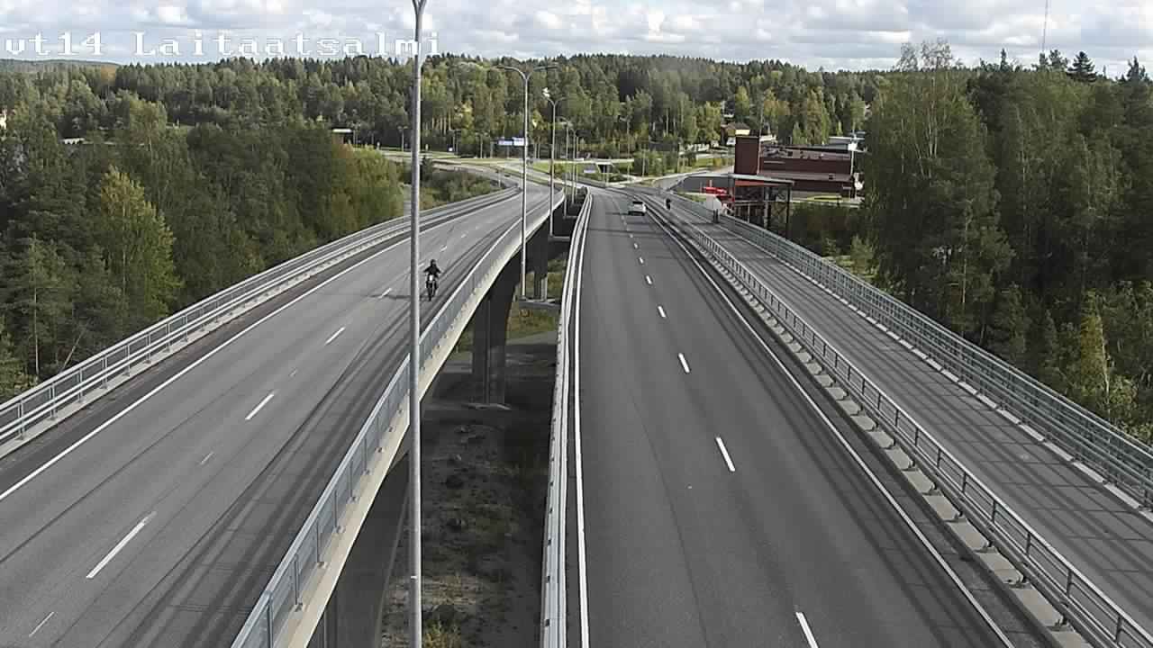 Weather Camera Image Väg 14 Nyslott, Laitaatsalmi, Savonlinna, Etelä-Savo