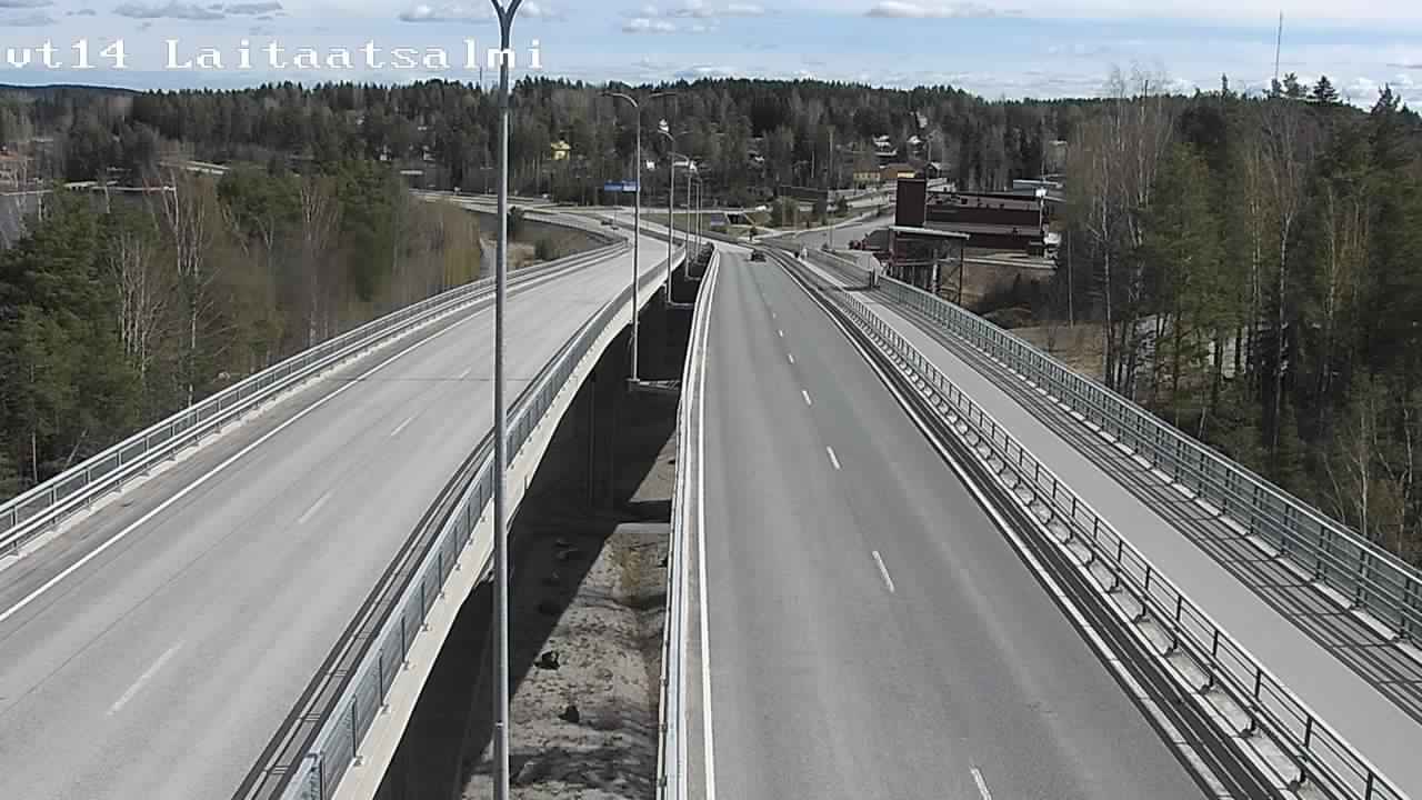 Weather Camera Image Väg 14 Nyslott, Laitaatsalmi, Savonlinna, Etelä-Savo
