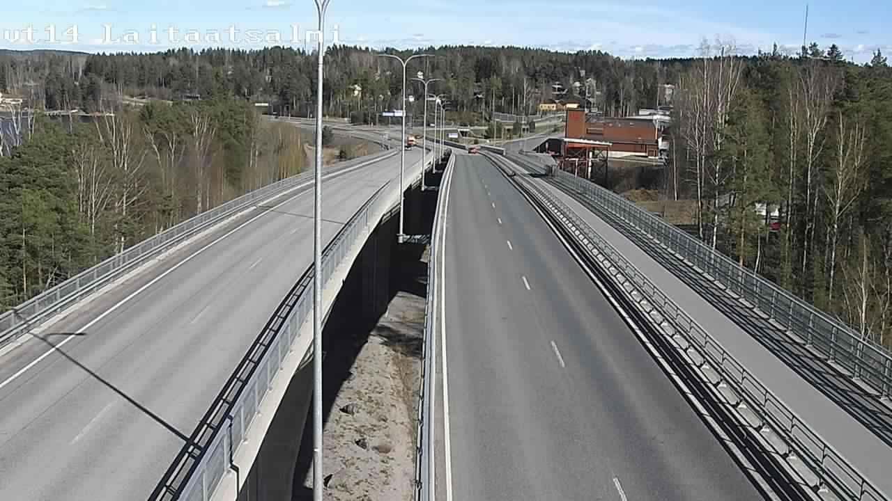 Weather Camera Image Väg 14 Nyslott, Laitaatsalmi, Savonlinna, Etelä-Savo