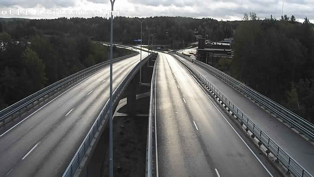 Weather Camera Image Väg 14 Nyslott, Laitaatsalmi, Savonlinna, Etelä-Savo