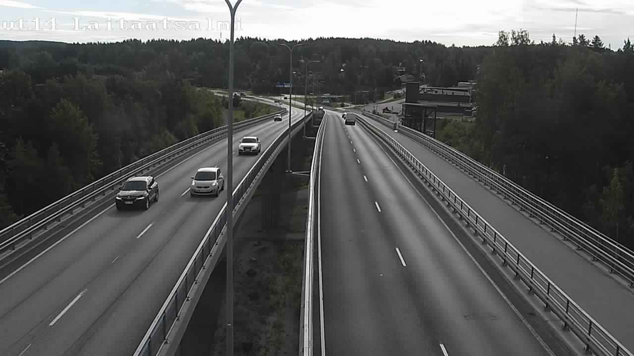 Weather Camera Image Road 14 Savonlinna, Laitaatsalmi, Savonlinna, Etelä-Savo